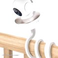 thumbnail image 4 of Soporte para monitor Soporte universal para monitor de bebé Versátil montaje giratorio con tornillo de 1/4 de pulgada para la mayoría de los monitores de cuna Tomshoo Soporte para monitor, 4 of 7