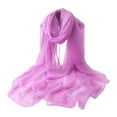 thumbnail image 2 of MEICHEN Silk Scarf for Women, Lady Scarf Soft Lightweight Thin Women Summer Neck Wrap for Vacation, Fall Winter Fashion Accessories, 2 of 4
