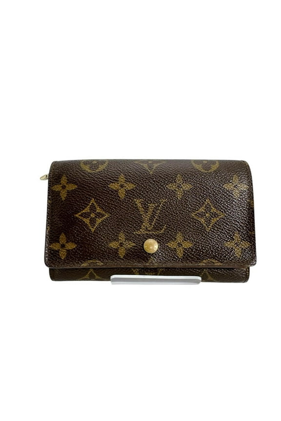 Pre-Owned Louis Vuitton LOUIS VUITTON Bi-fold wallet L-shaped zipper Monogram Porte... (Good)