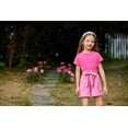 thumbnail image 3 of Arshiner Girls 2 Piece Outfit Summer Drop Shoulder Batwing Sleeve Tops and Paperbag Waist Shorts Set Cute Clothing, 3 of 7