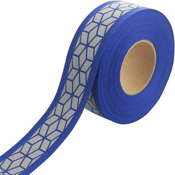 Silver Reflective Webbing Ribbon DIY Fabric Tape For Clothing Sew on 3cm x 2meter