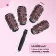 thumbnail image 4 of Cepillo térmico desmontable MultiBrush de Olivia Garden (kit de 5 piezas, 46 mm), 4 of 5