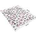 thumbnail image 4 of White Cow Heart Pattern Blanket,Comfortable Soft Flannel Throw Blanket,All Season,Warm Lightweight Blankets for Sofa Bed Couch Living Room Chair,60"x80", 4 of 4