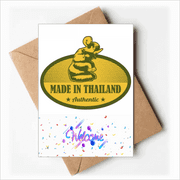 Thai Culture Thailand Welcome Back Greeting Cards Envelopes Blank