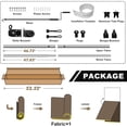 thumbnail image 6 of NAWAY 6'W x 6'H Outdoor Roller Shades, Cordless Patio Roll Up Blinds 90% UV Protection Exterior Shade Cloth Roll for Porch Gazebo Pergola Balcony Backyard,Gray, 6 of 7