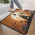 thumbnail image 4 of Horror Pumpkin Ghost Non-Slip Welcome Mats 30x17 Inch Happy Halloween Absorbing Door Mats Switch Rug for Entryway Porch Entryway Bathroom, 4 of 7