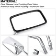 thumbnail image 3 of Universal Chrome Motorcycle Mirrors, 10mm Rear View Side Mirrors Handle Bar End_Special Gift, 3 of 5