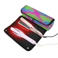 thumbnail image 5 of Hair Tools Storage with Heat Resistant Mat- Art Color Printed Curling Iron Travel Bag/Flat Iron Case for Women, 5 of 8