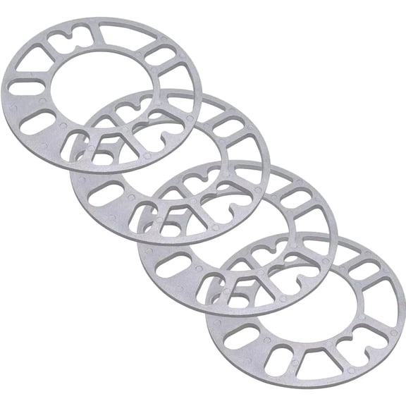 TAPDRA 5mm Universal Wheel Spacers 4 Pack 4 5 Lug 4x100 5x114 3 Aluminum Alloy Widen Stance Tire Clearance Improved Look