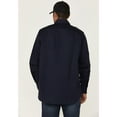 thumbnail image 4 of Forge Workwear Men's Fr Solid Long Sleeve Snap Work Shirt Navy Medium, 4 of 4