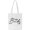 White, variant on 1pc Bride Themed Canvas Shopping Tote Women Engagement Shoulder Bag for Hen Party Gatherings