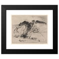 thumbnail image 2 of Sir Frank Short 17x15 Black Modern Framed Museum Art Print Titled - Peveril's Castle, Derbyshire (1908), 2 of 5