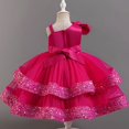 thumbnail image 3 of Toddler Girls Dresses Flower Girl Dress Tutu Dress Toddler Sparkle Dress for Girls 3-4 Years, 3 of 3