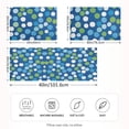 thumbnail image 2 of Yayeee Pillowcase Standard Size Set of 2 Satin Wrinkle Resistant Pillow Case, Blue Dots, 2 of 8
