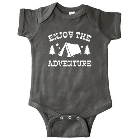 

Inktastic Enjoy The Adventure Tent Gift Baby Boy or Baby Girl Bodysuit