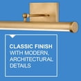 thumbnail image 4 of 31012HB-HB Hinkley Lighting Regis - 28W LED Medium Adjustable Picture Light-5.5 Inches Tall and 24.5 Inches Wide-Heritage Brass Finish, 4 of 12