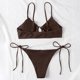 thumbnail image 5 of Trajes de baño para mujer, casuales y de moda, de color sólido, sin mangas, con abertura, para mujer, trajes de baño para mujer, trajes de baño para mujer, trajes de baño de moda playera para mujer, 5 of 8