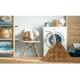 thumbnail image 2 of Ahgly Company Machine Washable Indoor Rectangle Industrial Modern Mahogany Brown Area Rugs, 2' x 4', 2 of 7
