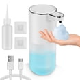 thumbnail image 2 of Automatic Soap Dispenser 400ML Touchless Hand Sanitizer Electric Dispenser with 4 Adjustable IPX5 Waterproof Smart Soap Dispenser USB Rechargeable Hand Soap Dispenser for Bathroom Kitchen, 2 of 10