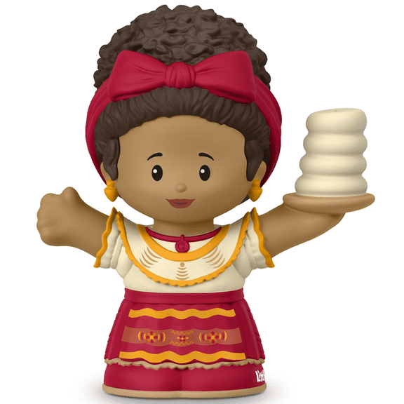 Replacement Part for Little People Encanto Playset - HMX75 ~ Mirabel's Cousin Dolores Holding a Plate of Cakes