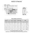 thumbnail image 2 of DYMADE Mens Casual Trousers Draw String Elastic Waist Solid Straight Fit Cargo Pant, 2 of 3