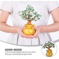 thumbnail image 2 of Estatua del árbol de dinero CHAO figura de árbol de aventurina de Jade Feng Shui, 2 of 3