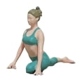 thumbnail image 4 of Figura miniatura de una chica haciendo yoga (escala 1/64). Muñeca diminuta para proyectos de bricolaje. 1114, 4 of 9