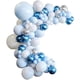 thumbnail image 1 of Kit de de Guirnalda de Globos Azules para Baby Shower, de Globos de 107 Piezas con Decoraciones de Globos de LáTex Azul, Blanco y Plateado, 1 of 7