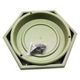 thumbnail image 4 of 2 comederos para pájaros en el exterior, bebedero para pájaros colgante, duradero, portátil, bandeja de alimentación para pájaros, para cacatúa, pinzó Verde, 4 of 10