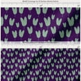 thumbnail image 2 of Soimoi Purple Cotton Poplin Fabric Banana Leaves Print Fabric by the Yard 42 Inch Wide, 2 of 7