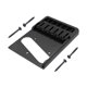 thumbnail image 4 of Puente de latón para guitarras eléctricas. Accesorios para luthier. Instrumentos musicales. Negro, 4 of 9