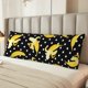 thumbnail image 2 of Balery Banana Funda Protectora para Almohada Corporal de Algodón Hipoalergénico con Cierre(55 x 21 pulgadas), Almohadas No Incluidas, 2 of 7