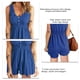 thumbnail image 1 of Mameluco Con Cuello En V Para Mujer, Mameluco Corto De Verano Sin Mangas De Color Puro Para Mujer Para Ir De Compras ANGGREK Azul M, 1 of 4