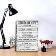 thumbnail image 3 of 7 Rules of Life Wall Art Motivational Inspirational Poster Printed on Canvas Wall Decor for Living Room or Office Size12 x 16 Framed Canvas Prints For Bedroom or Home Art Decoration Positive, 3 of 6
