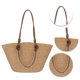 thumbnail image 1 of Bolso Tejido Bolsos Playa Verano Mano para Mujer Fiesta, 1 of 9