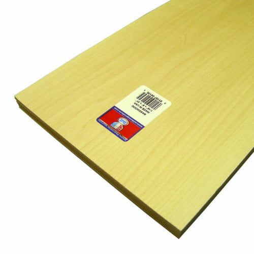 MIDWEST PRODUCTS 4130 BASSWOOD SHEET 1/16X8X24 