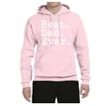 thumbnail image 2 of Wild Bobby, Best. Dad. Ever. Cool Idea, Father's Day, Unisex Graphic Hoodie Sweatshirt, Light Pink, Large, 2 of 3