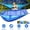Blue, variant on Camping Hammock, Portable Double Hammock with Net, 600lbs Load 2 Persons Hammock w/Mosquito Net Outdoor Hiking Camping Hommock Portable Nylon Swing Hanging Bed w/ Strap Hook Carry Bag