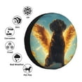 thumbnail image 4 of Naloa Golden Cloud Winged Dog PVC Leather Spare Tire Wheel Cover for Car Truck SUV Camper Trailer Universal Fit many size14 inch, 4 of 6