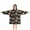 Brown Mushroom Pattern, variant on Green Mushroom Frog Green Pattern Blanket Hoodies for Kids 6-13YR Oversize Wearable Blanket Hoodies for Boys Girls Teens