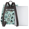 thumbnail image 3 of Fotbe Winter Skiing Penguin Mochila Bolso con Estampado para Mujer, Mochila Antirrobo de Nylon Impermeable, Bolsa Ligera de Hombro, 3 of 4