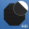 thumbnail image 6 of DESKU - Octagon Gaming Chair Mat, Computer and Office Chair Mat for Carpet, Black, 46 Inches x 49.5 Inches, Made in The USA, 6 of 9