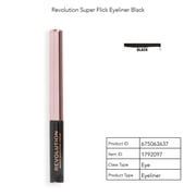 Revolution Super Flick Liquid Eyeliner, Highly Pigmented, Black