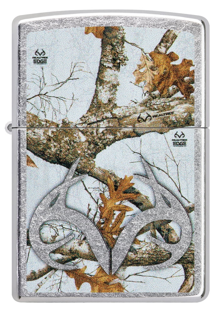 Zippo Realtree Edge Colors Design Street Chrome Pocket Lighter