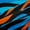 Blue Orange, variant on jejeloiu Zebra Print Texture Black Out Curtains,Wild Animal Curtains Pack of 2 (42x63 Each),Green Black Bedroom Curtains For Girls Kids,Super Cozy Room Decor