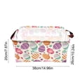 thumbnail image 2 of Easter Bunny Storage Basket, Multi-functional Foldable Storage Bin, Easter-themed Decorative Organizer, Ideal Easter Gift for Family, Friends and Home Organization in Spring Holiday, 15*10*8in, C, 2 of 7