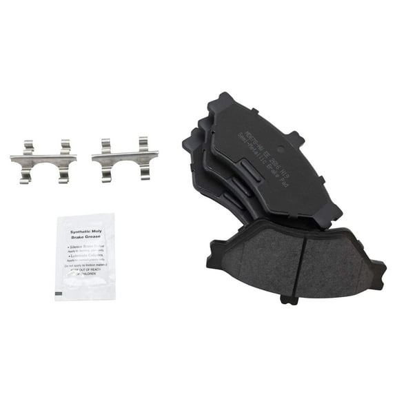 TRQ Front Semi Metallic Disc Brake Pads Kit for 95-97 Crown Victoria BFA73680 Fits select: 1996-1997 LINCOLN TOWN CAR, 1995-1997 FORD CROWN VICTORIA
