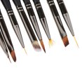 thumbnail image 3 of Design Dotting Painting Drawing Polish Tools - 8PCS Herramienta De De Uñas Con Estuche Yuyangstore Nail Art Brush Set, 3 of 8