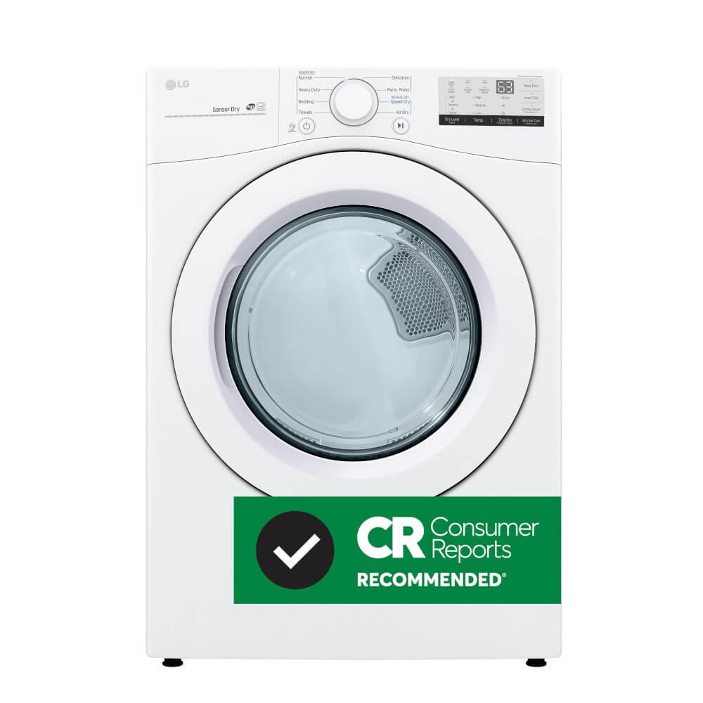 LG DLE3470W Electric Dryer - Thumbnail 3