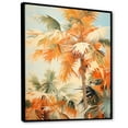 thumbnail image 2 of Designart "Oasis Amidst Desert Palm Trees V" Palms & Palm Trees Floater Framed Canvas Wall Art, 2 of 5